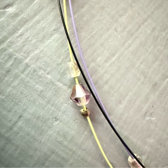 Sabika Crystal Floating Beaded Necklace Summer 2014 - Picture 7 of 9